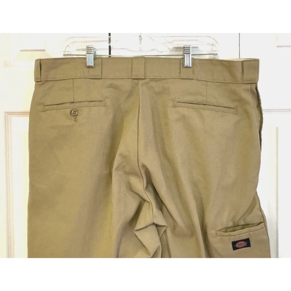 Dickies Loose Fit Double Knee Work Pants in Khaki Men's Size 40 X 30